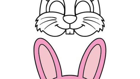 ماسک خرگوش دخترانه کلاس دوم